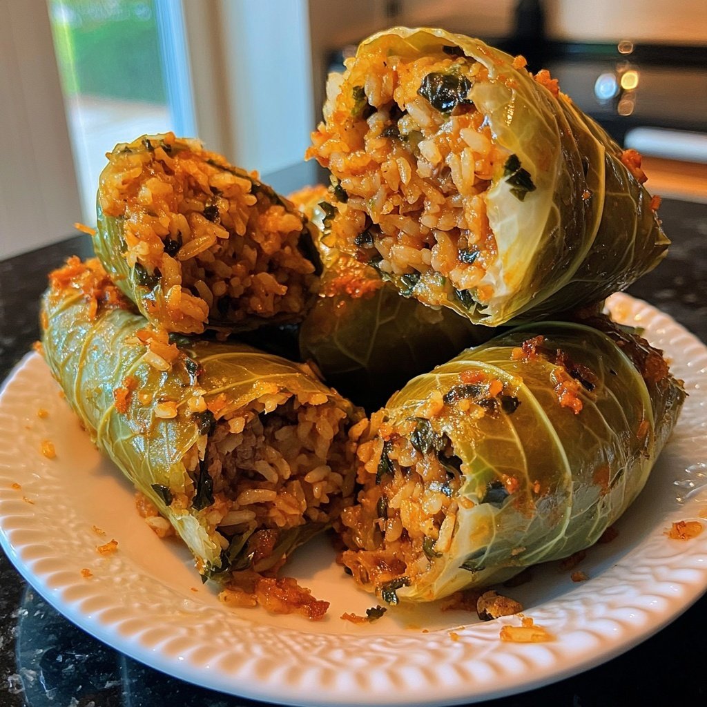 Dolmeh Kalam – Kohlrouladen nach persischer Art