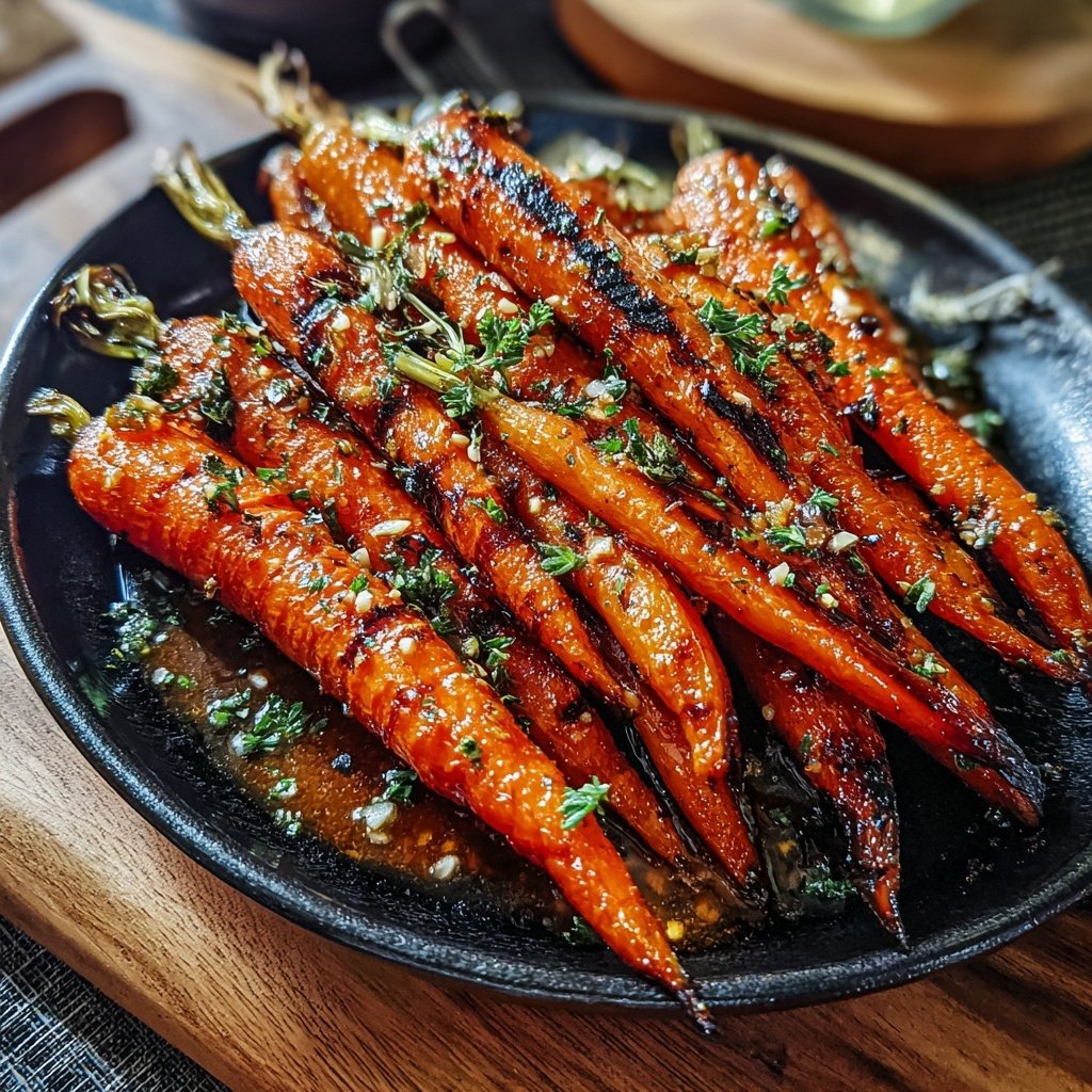 Gegrillte Karotten Mit Honig