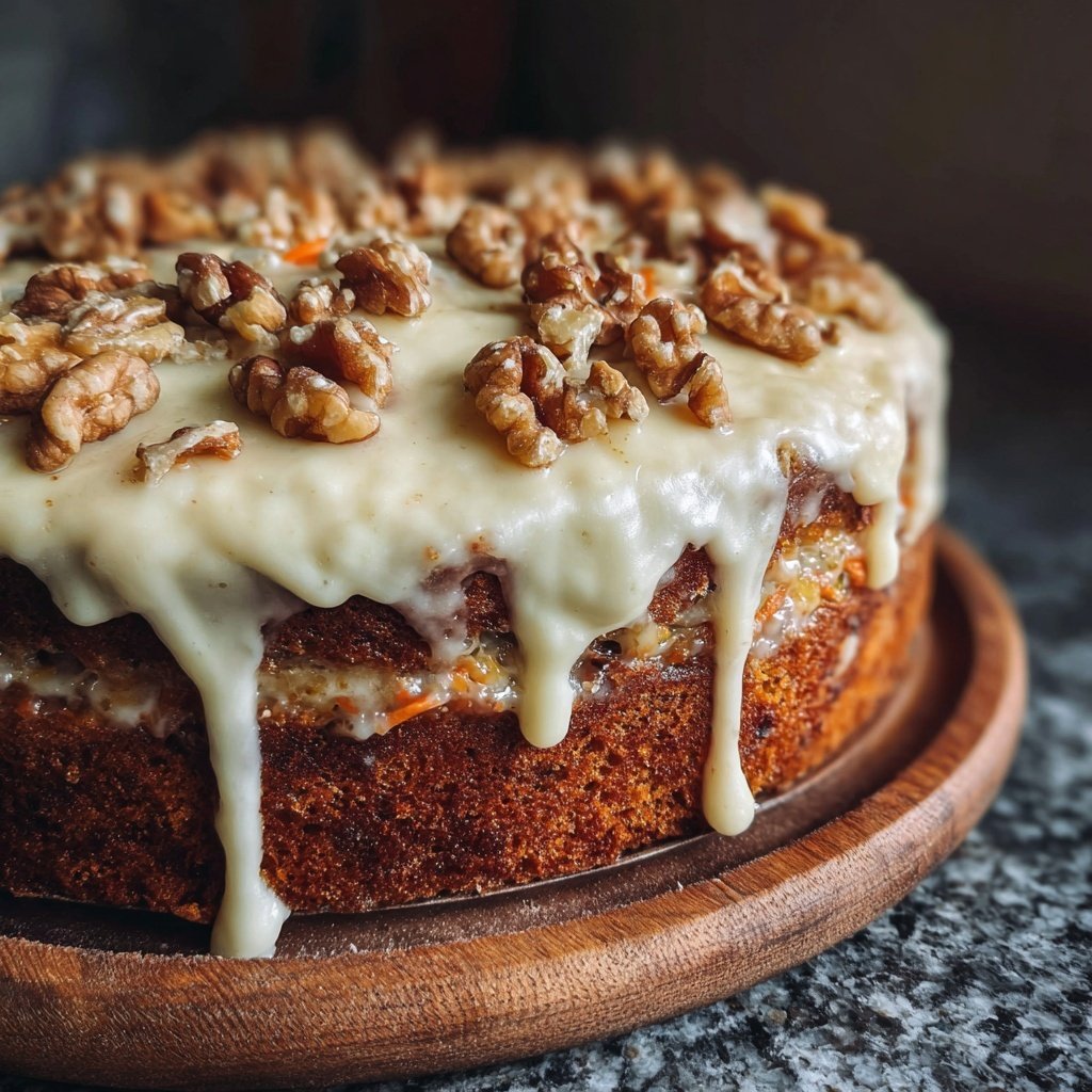 Karottenkuchen Mit Frischkäse Creme