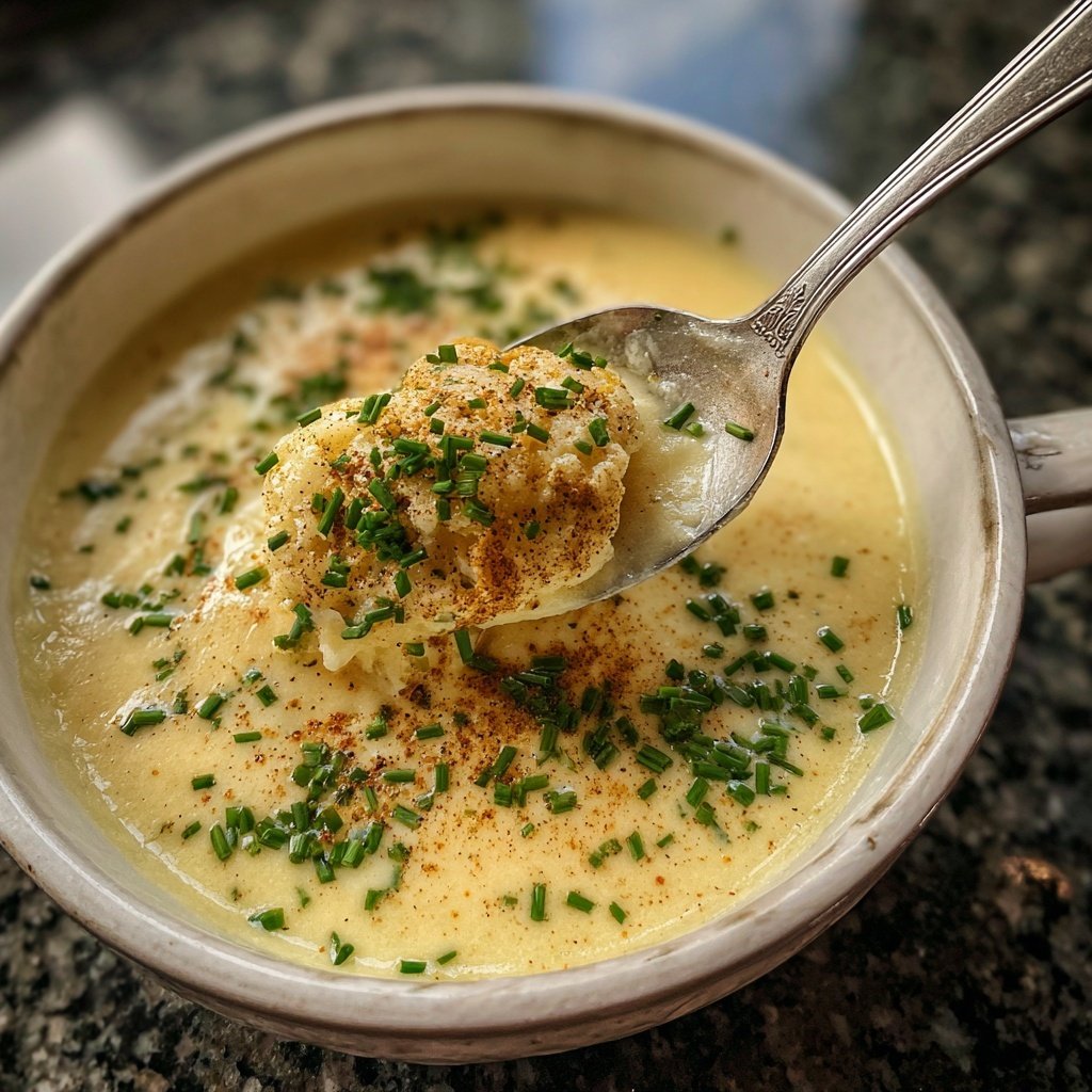 Blumenkohl Suppe Mit Muskat