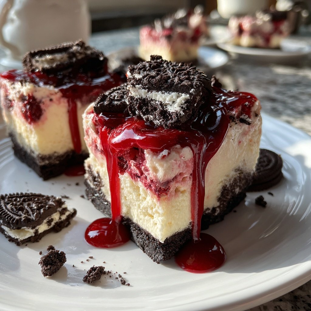 Himbeer-Oreo Nachtisch