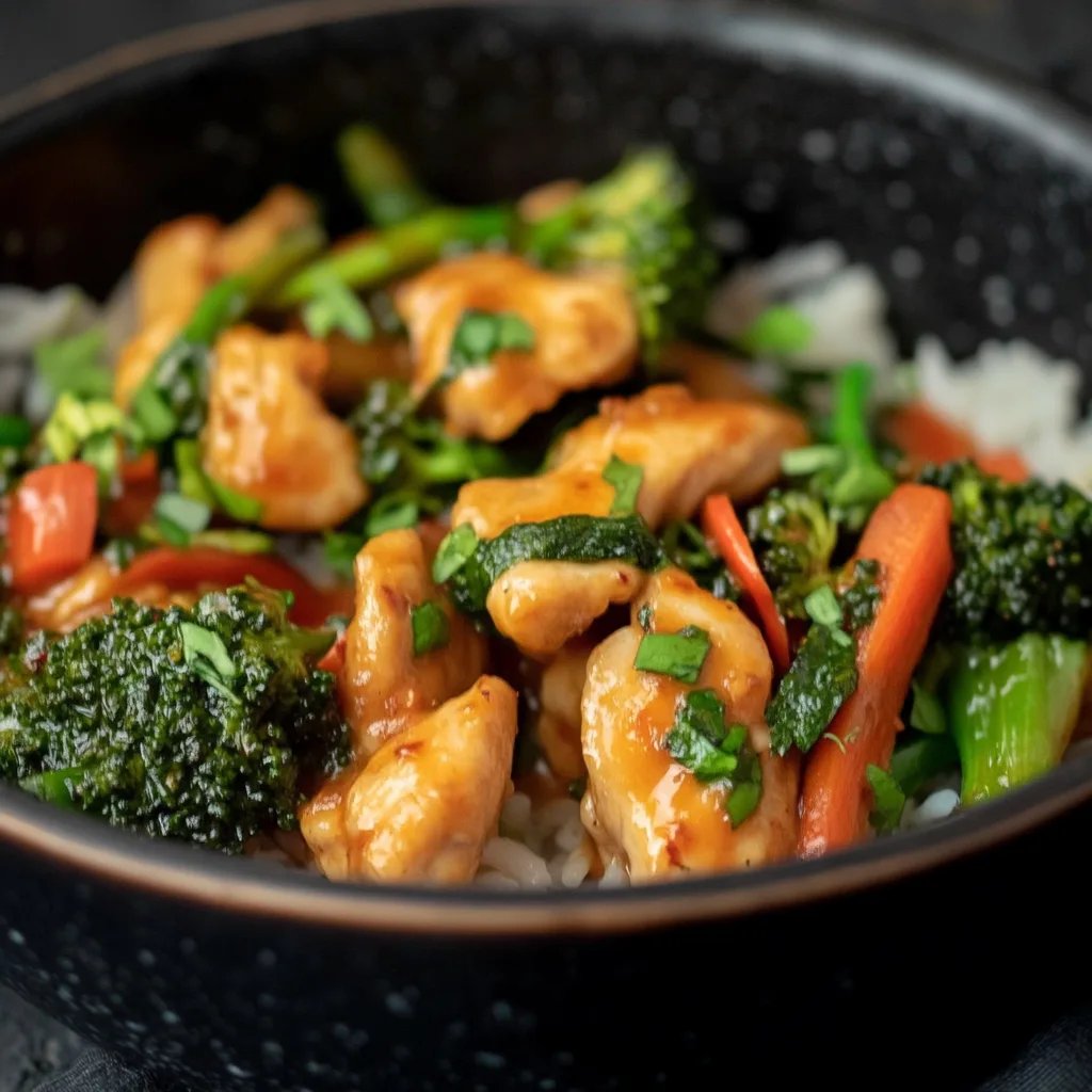 Hähnchen und Brokkoli