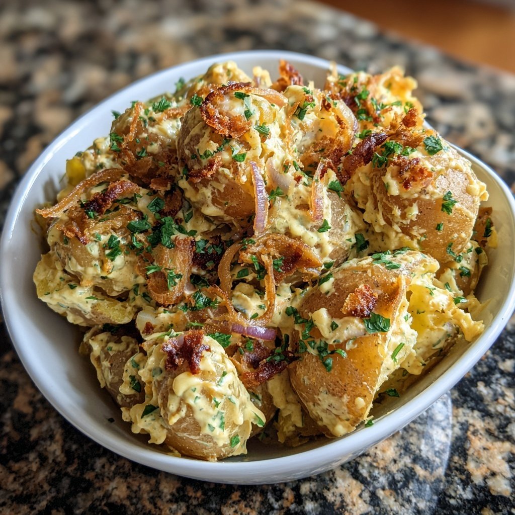 Kartoffelsalat Zum Grillen Mit Senf Dressing