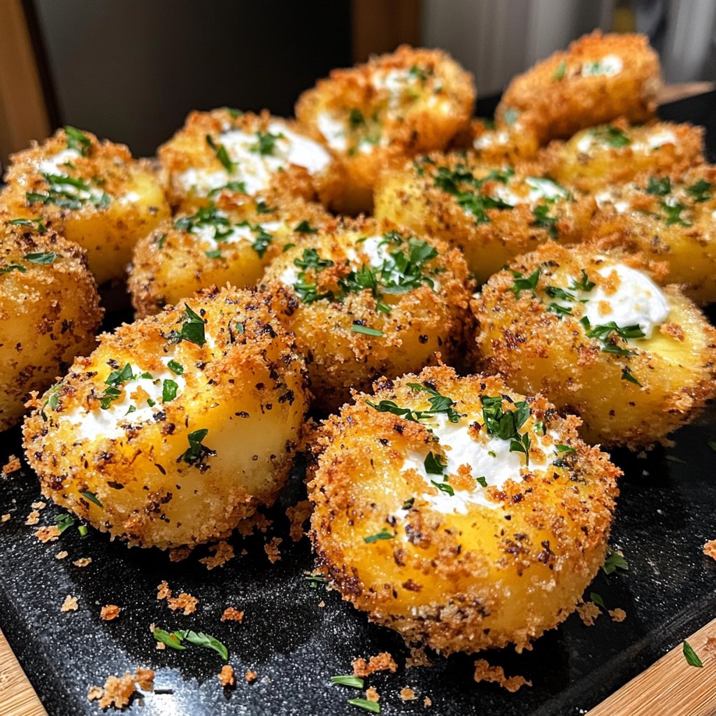 Ofenkartoffeln mit Kräuterquark