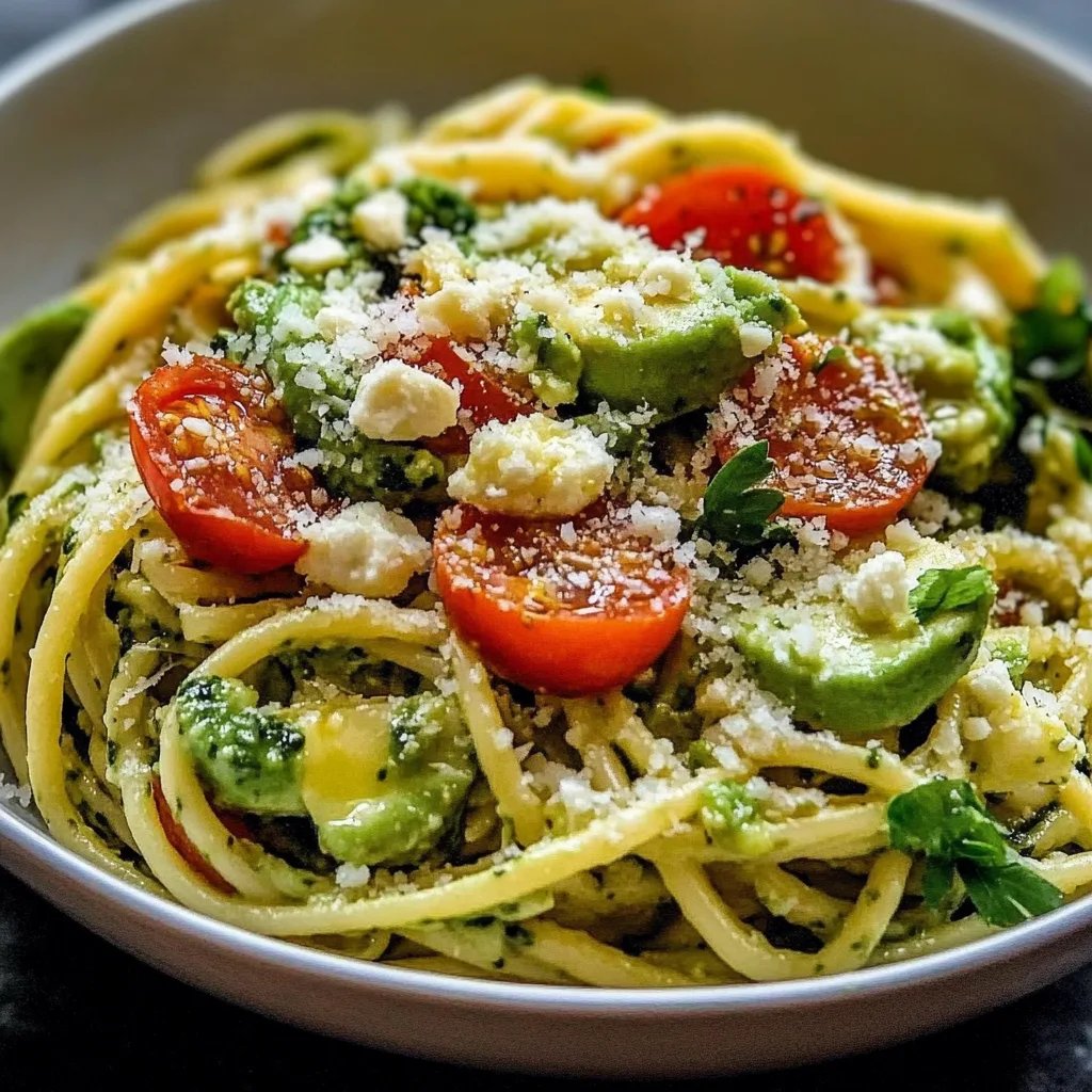 Cremige Avocado Pasta