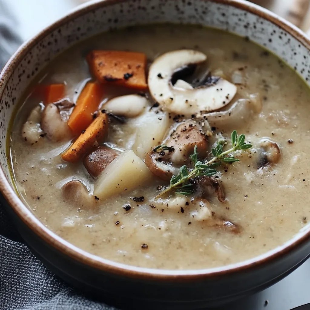 Feine Pilz-Suppe aus allerlei Pilzen