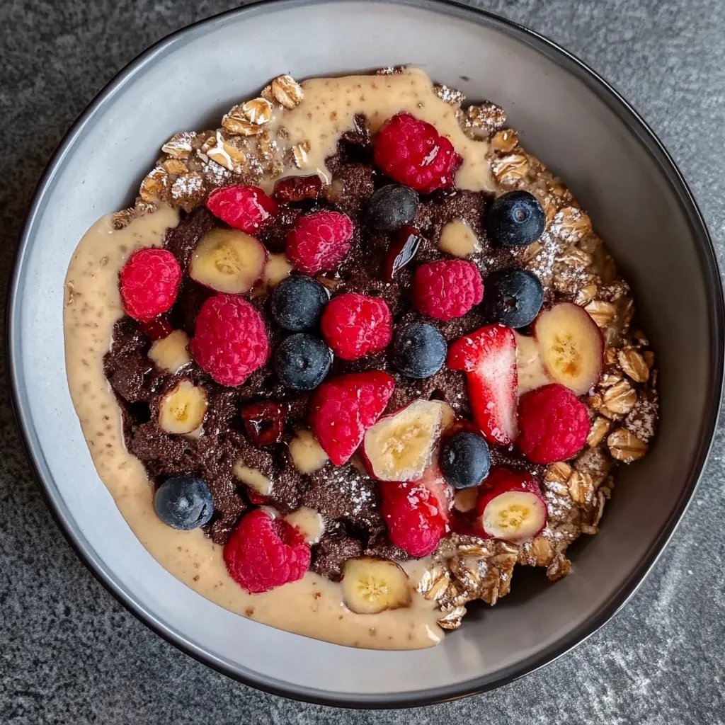 Schoko-Himbeere Backed Oats