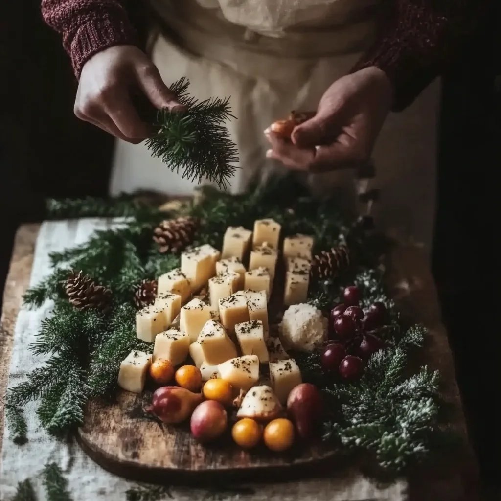 Weihnachtlicher Baum-Charkuterie