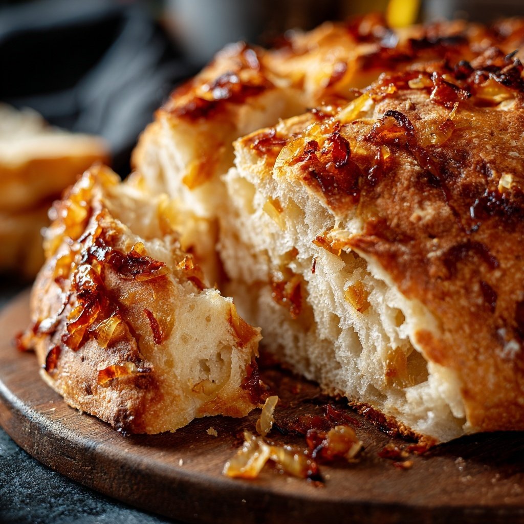 Zwiebel Zupfbrot Aus Der Kastenform