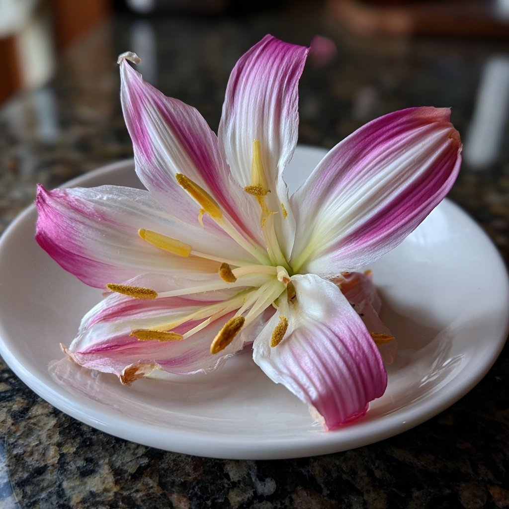 Olaf schnüffelnde Blume