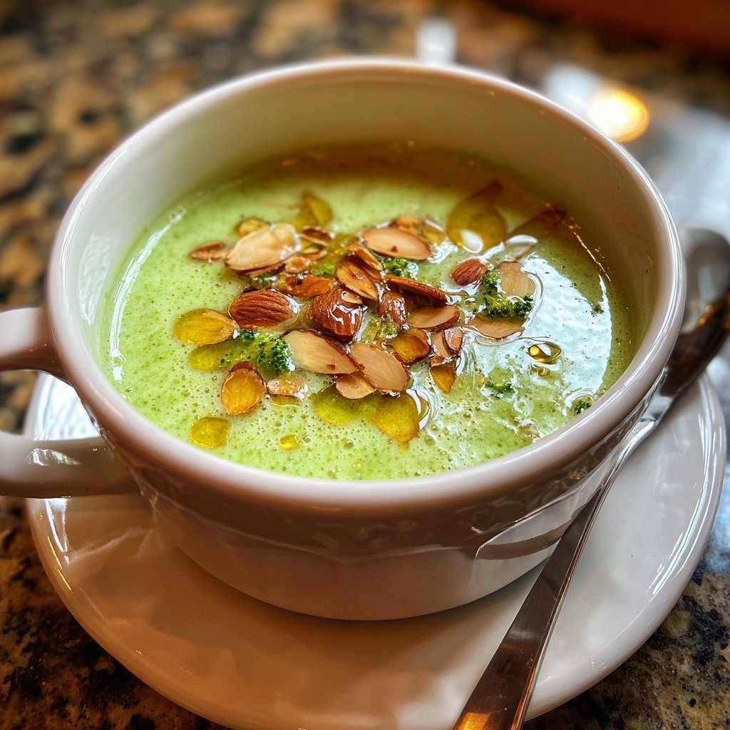 Brokkoli Mandel Suppe
