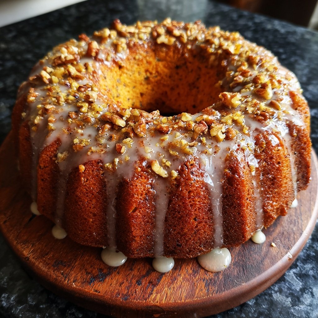 Karottenkuchen Mit Zimt Glasur