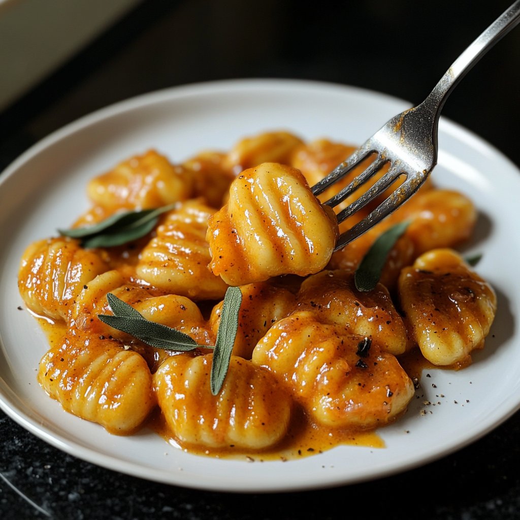 Gnocchi mit Kürbissauce